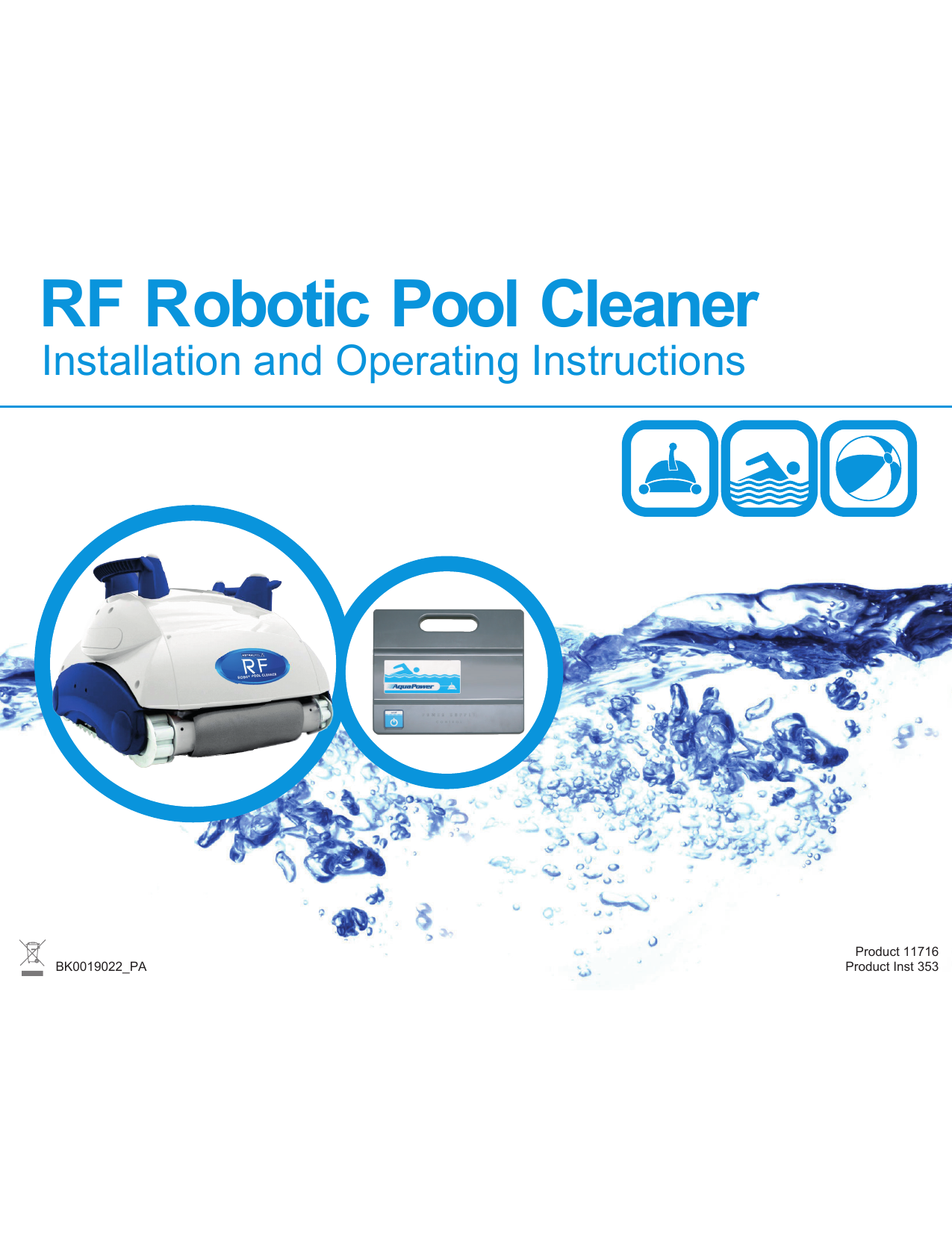 astral rf pool cleaner