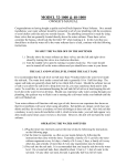 Superior Water 32-1000, 48-1000 Owner's Manual