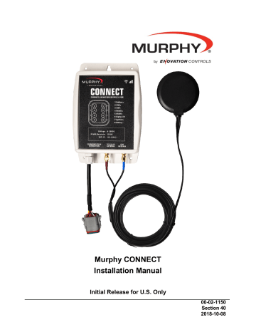 Enovation Controls Murphy CONNECT Installation Manual | Manualzz