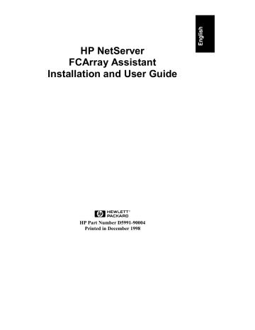 HP D5970A - NetServer - LCII Installation And User Manual | Manualzz