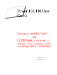 Power Computing Power 100, Power 120 User Manual