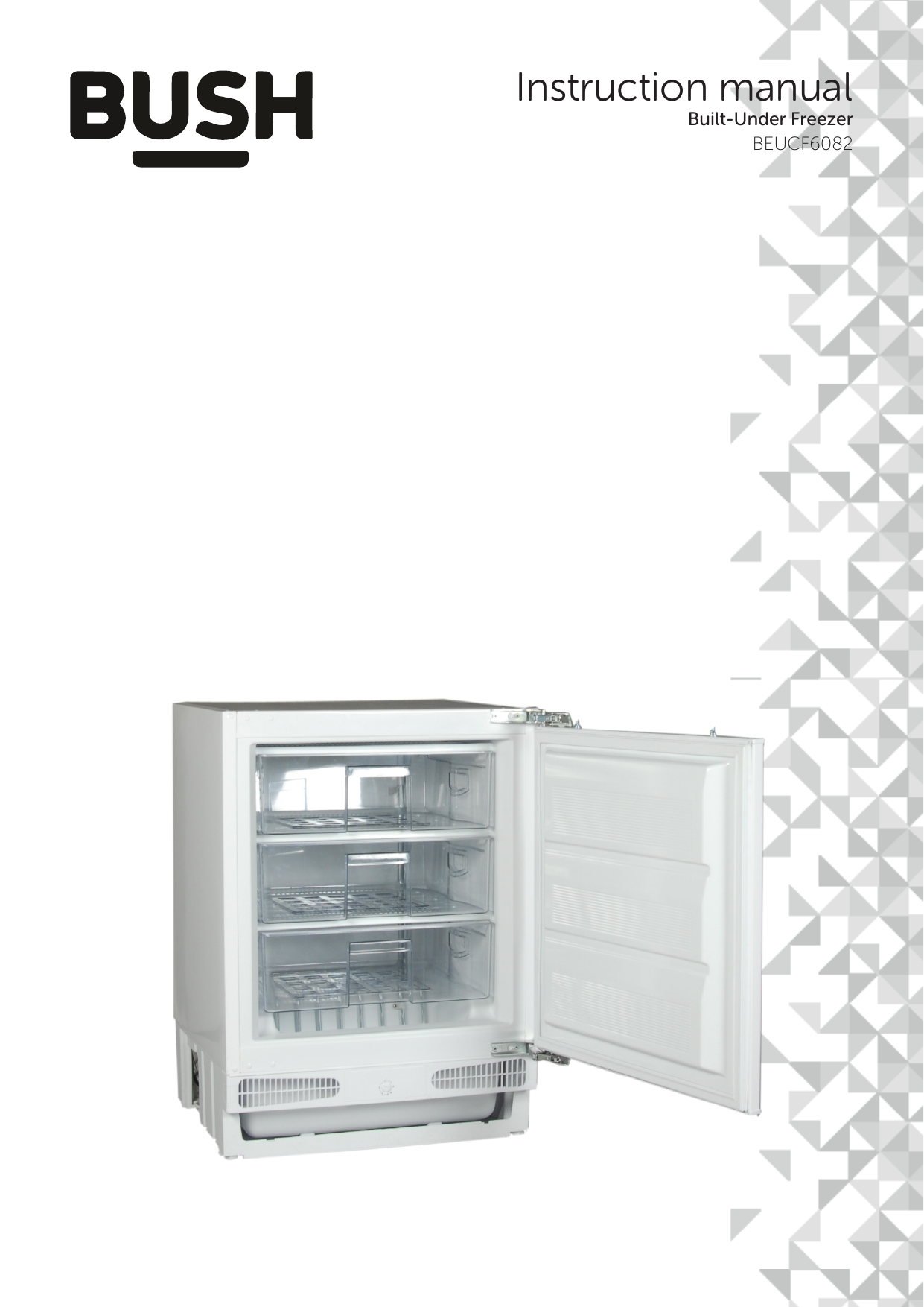 bush me55152sw fridge freezer white