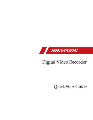 Hikvision Ds 7216huhi K2 S Turbo Hd Dvr 2 Hdds 16 Kanale Quick Guide Manualzz