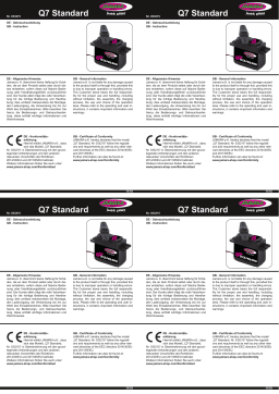 Jamara Servo Q7 Standard Owner Manual
