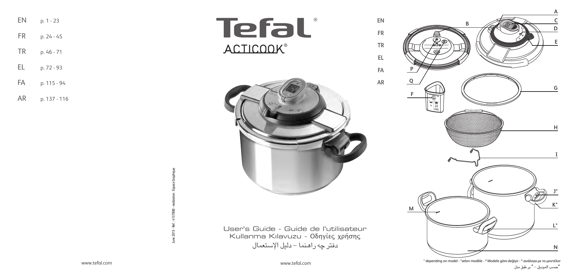 User manual and frequently asked questions COCOTTE-MINUTE P0531731