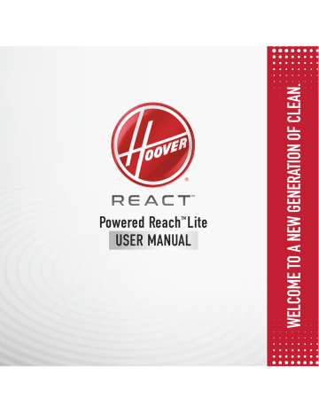 Hoover REACT Powered Reach Lite User 