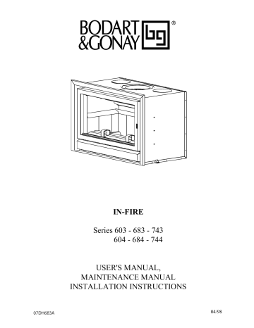 Bodart&gonay Series 684 User Manual - Read & Download 