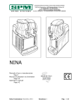 SPM NINA2 HOT&amp;COLD Operator's Manual