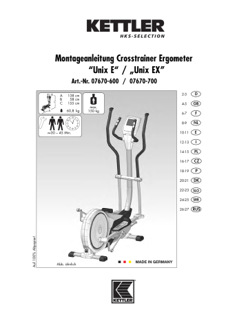 Kettler 07670-600 Instruction Manual | Manualzz