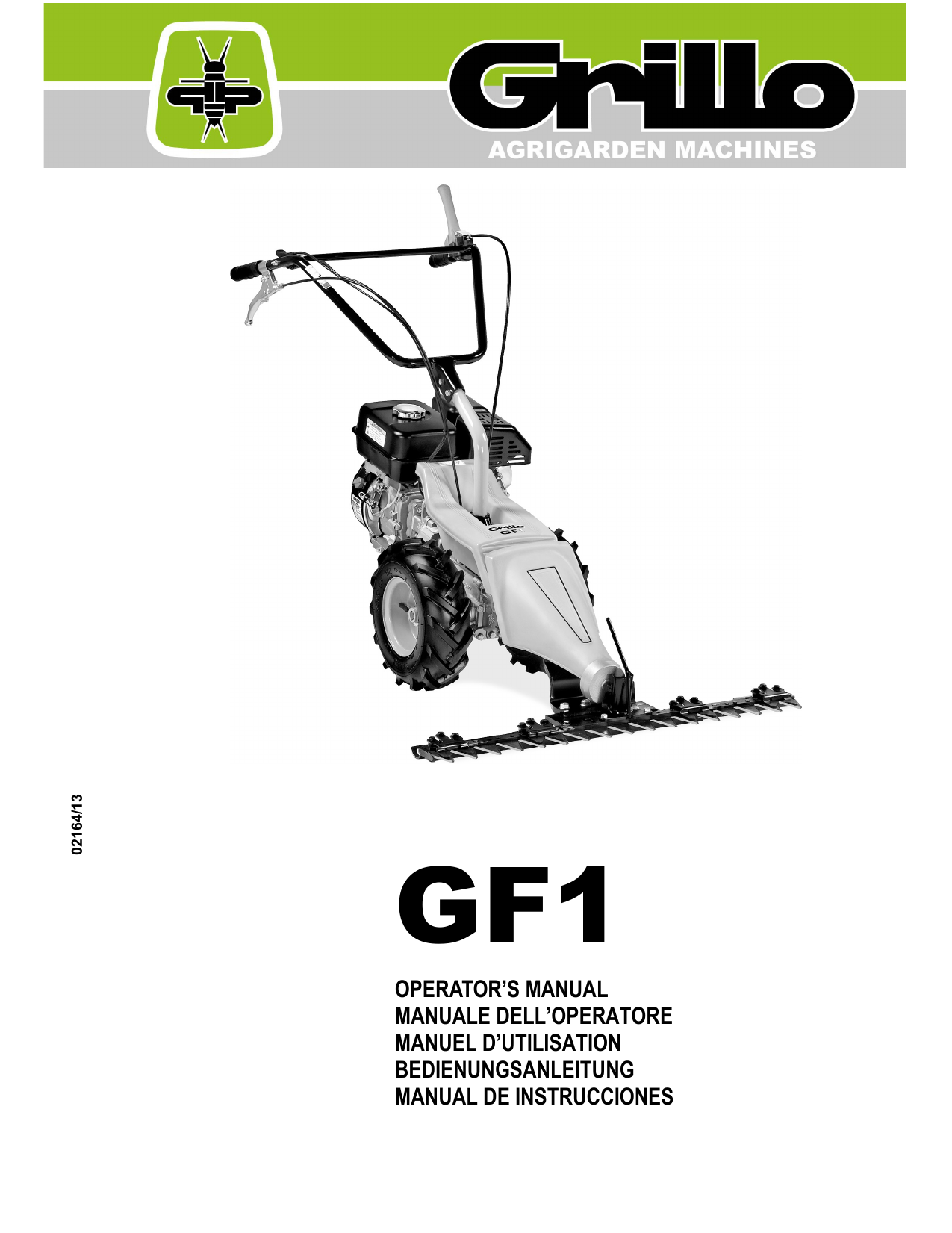 Mi Desbrozadora Prende Pero Se Apaga Grillo GF1 Operator's Manual | Manualzz