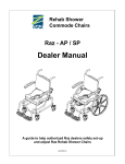 Raz Rehab AP, SP Dealer's Manual
