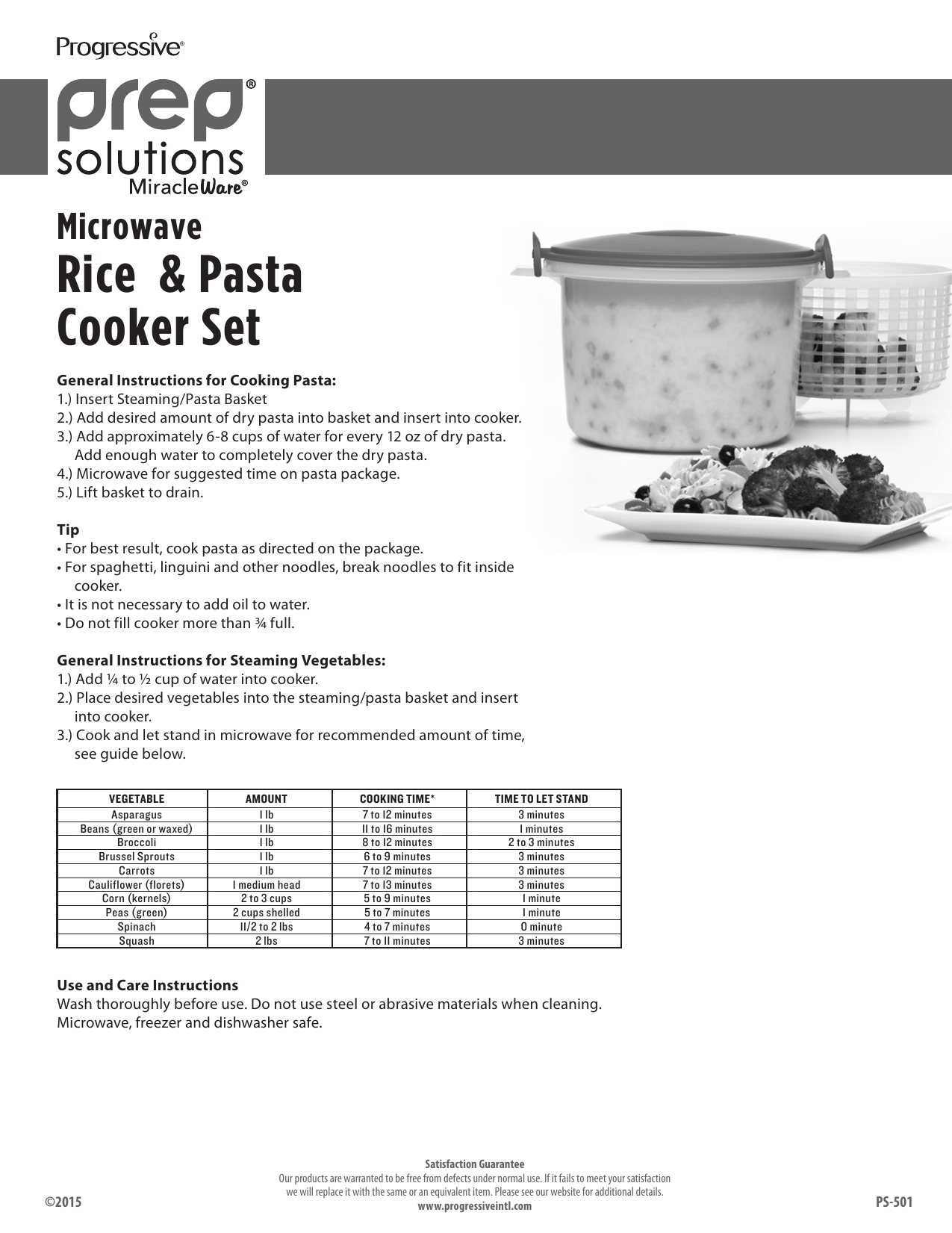 progressive rice cooker instructions