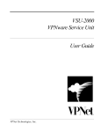 VPNet VSU 2000 User Manual