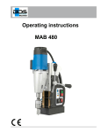 BDS MAB 800 Operating Instructions Manual