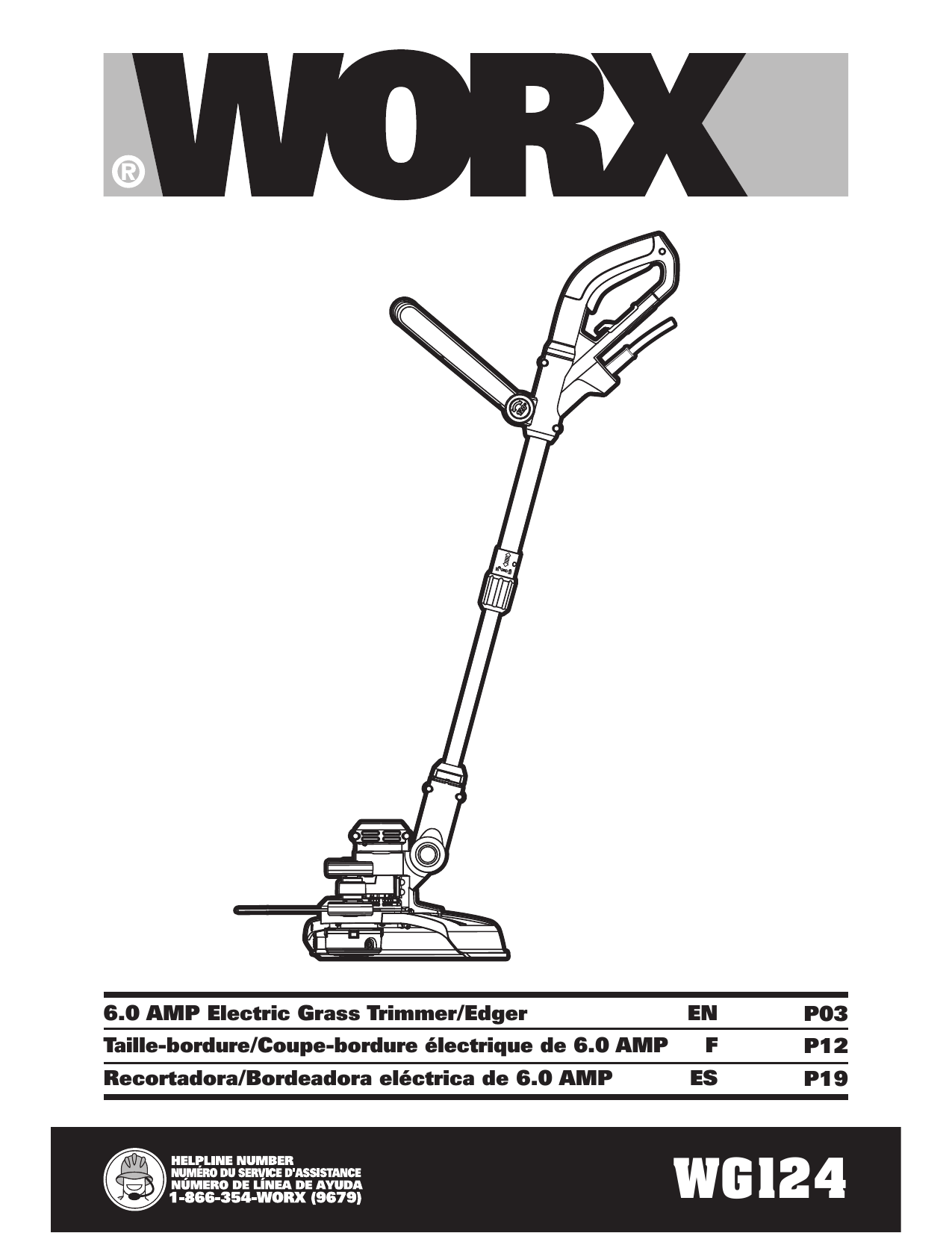 Worx WG124 Manual Manualzz