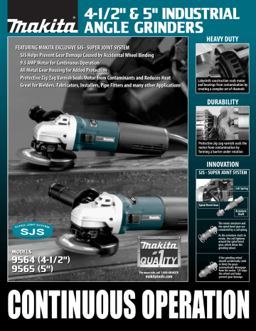 Makita 9564 Specifications | Manualzz