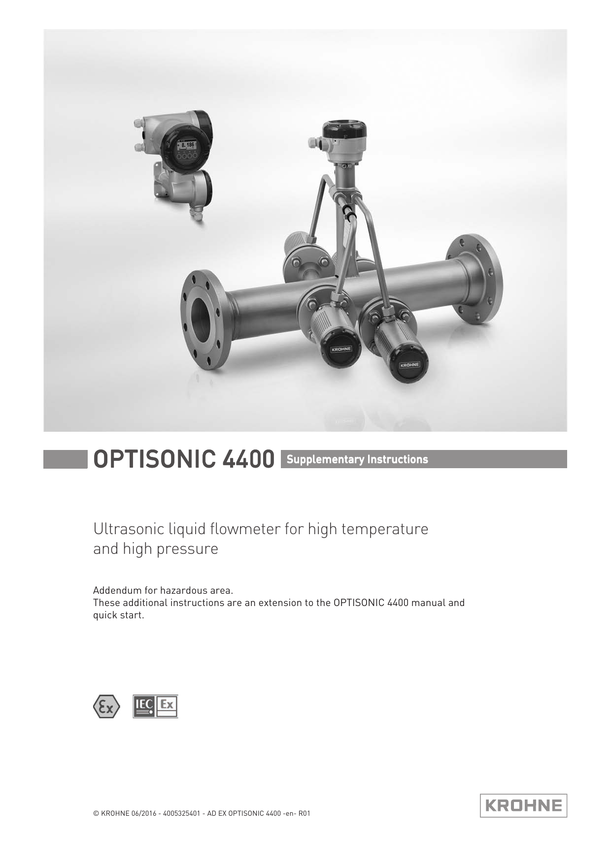 Krohne Optisonic 4400 Ex Owner S Manual Manualzz