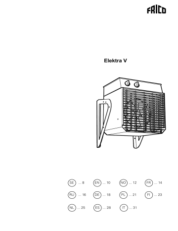 Systemair ELSRT Control panel ELC/V Owner's Manual | Manualzz