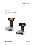 Sartorius PMA.Evolution EVO1S &amp; SPO1S Operating Manual + AI Chat