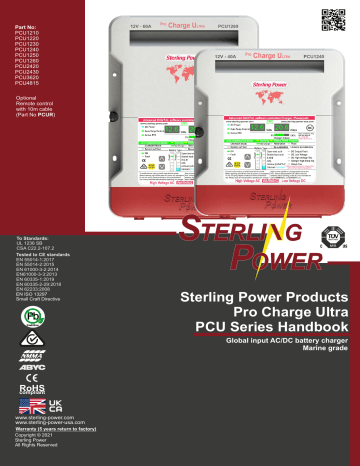 Sterling Power Pro Charge Ultra 10A-60A Instructions | Manualzz