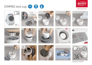 Renfert SYMPRO 67001000 | mini cup Instruction manual | Manualzz