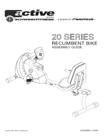 Schwinn SCH020 Exercise Bike Assembly Instructions | Manualzz