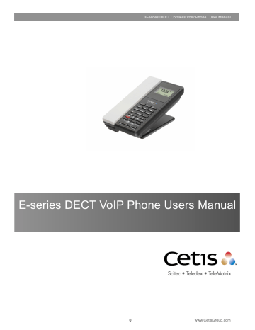 Teledex E-Series Cordless VoIP Manual | Manualzz