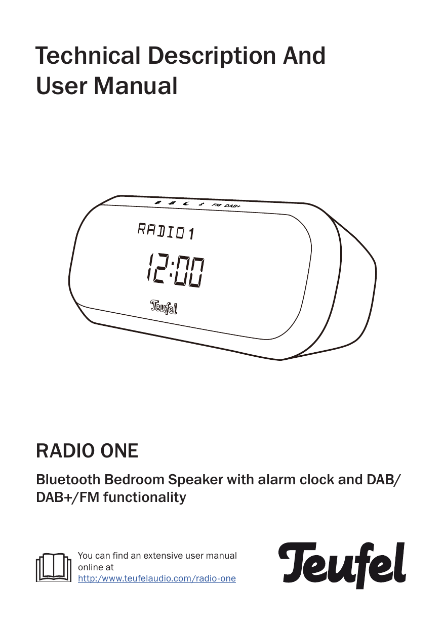 Teufel RADIO ONE Operating Instructions | Manualzz