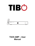 Tibo TI435 AMP User Manual
