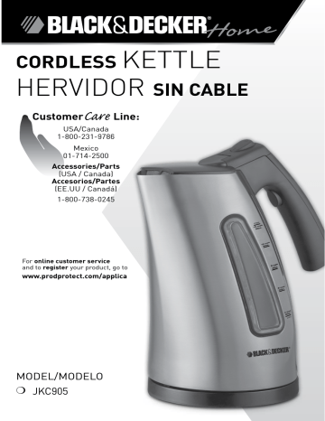 1.7L Stainless Steel Electric Cordless Kettle, KE2900B