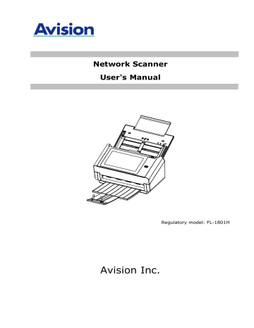 Avision AN360W series Network Scanner User Manual | Manualzz