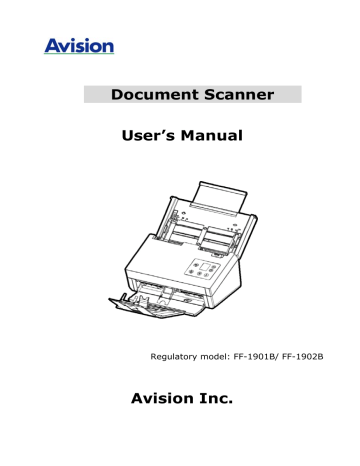 Avision AD345 series Document Scanner User Manual | Manualzz
