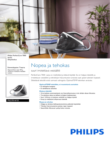 Philips PSG7014/10 PerfectCare 7000 Series Silityskeskus Toote ...