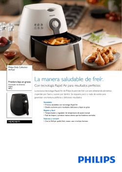 Manual de usuario Philips Airfryer HD9250 (15 páginas)