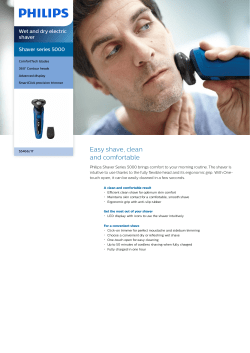 Philips SHAVER Series 5000 S5466/17 Rasoio elettrico Wet & Dry