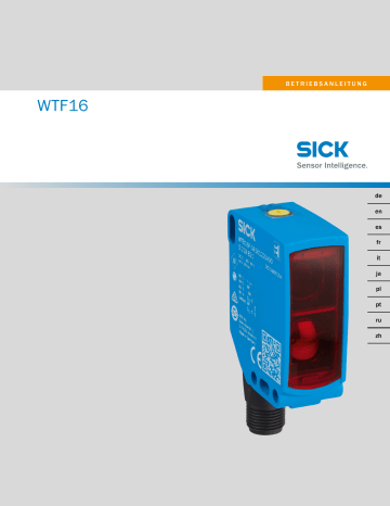 触发感应距离设置. SICK WTF16 | Manualzz