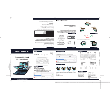 typecase Flexbook Keyboard Case User Manual | Manualzz