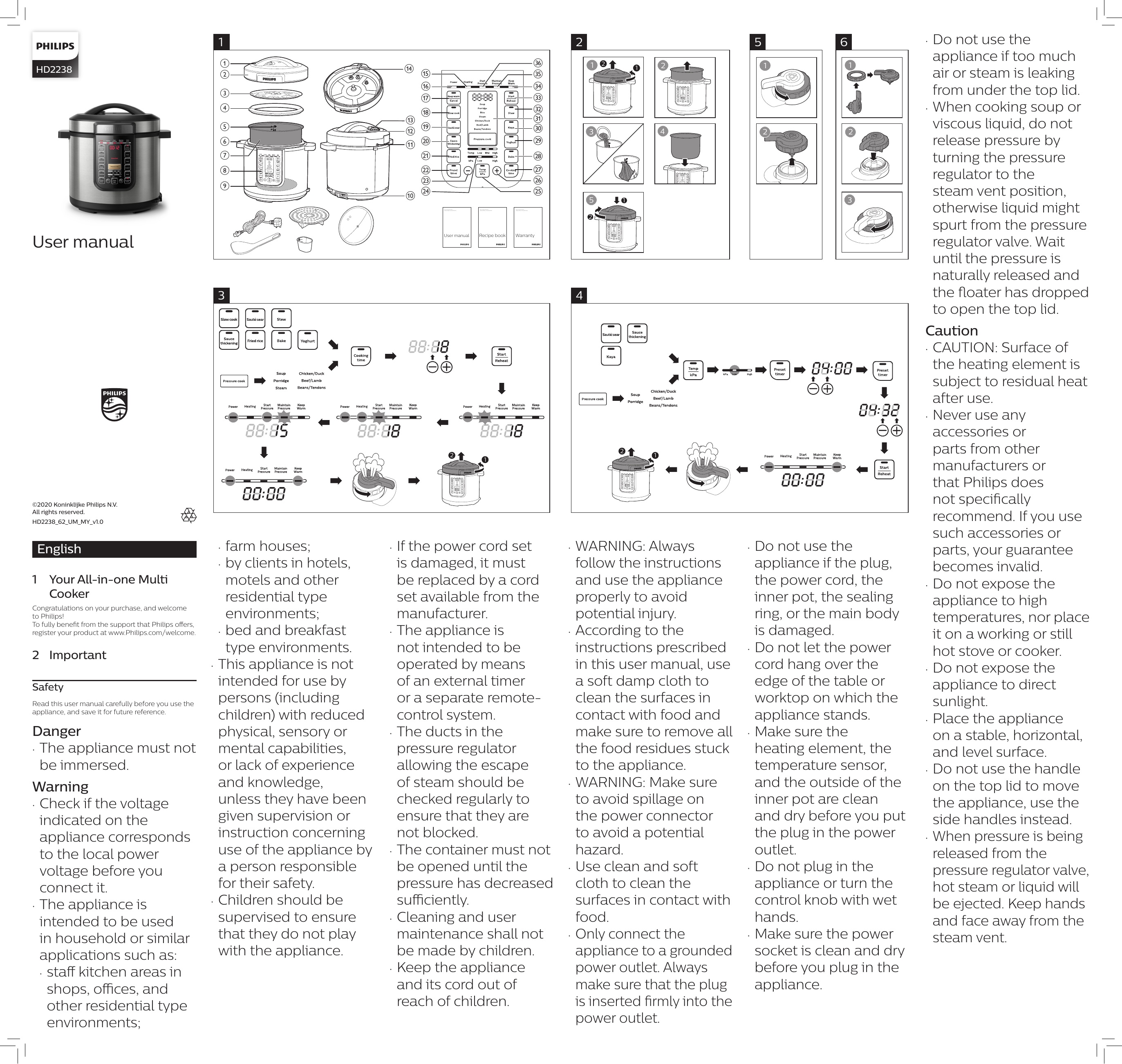 Philips Electric Pressure Cooker User Manual Manualzz