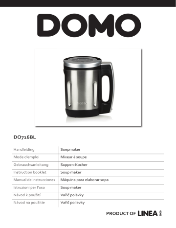 Domo Soup Maker Instruction Manual | Manualzz