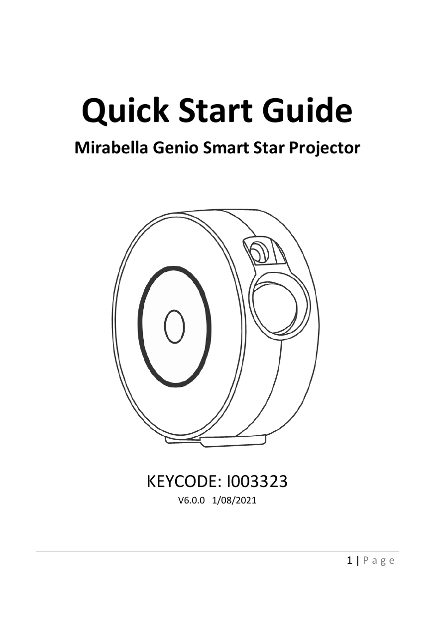 Инструкция Music Starry Projector user manual.