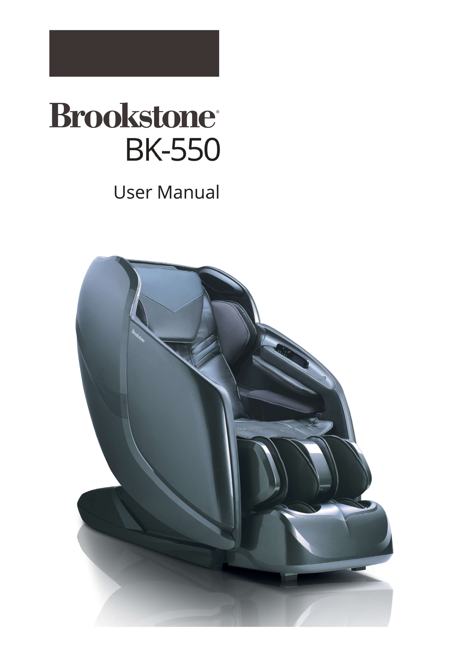 Brookstone BK 550 Massage Chair User Manual Manualzz