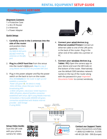 Cradlepoint AER1600 Advanced Edge Router User Guide | Manualzz