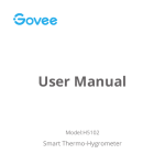 Govee H5102 Smart Thermo-Hygrometer Indoor Thermometer User Manual