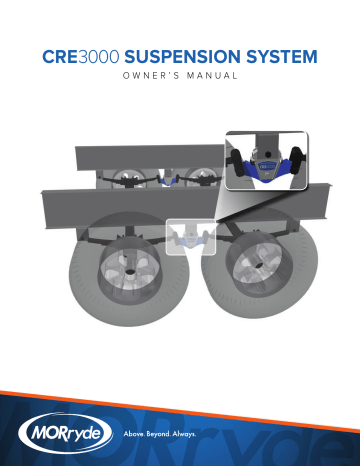 MORryde CRE3000 Suspension System Owner’s Manual | Manualzz