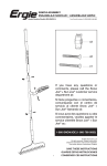 Ergie ERG-BWRK16 54 Inch Steel Shaft Bow Rake Installation Guide