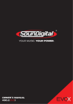 SOUNDIGITAL Evo Series 400.2S 2ch Full-Range Amplifier Owner&rsquo;s Manual