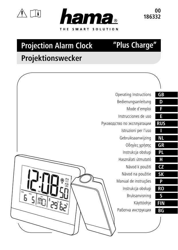 Istruzioni sale sveglia projection