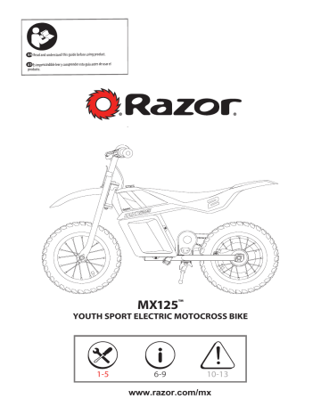 razor dirt bike mx 125