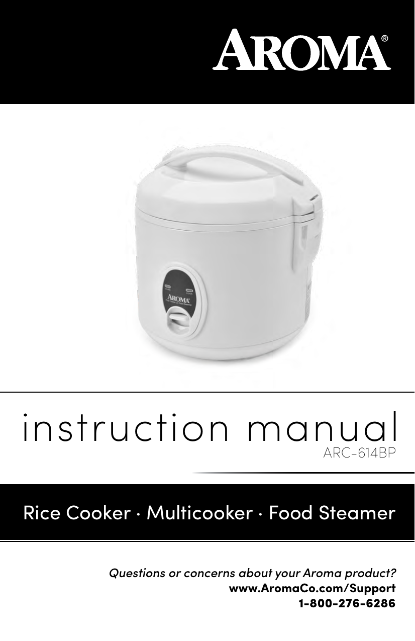 Aroma ARC-360-NGP Rice & Grain Cooker Manual - Manuals Clip