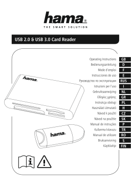Hama USB 2.0 & USB 3.0 Card Reader instruction manual